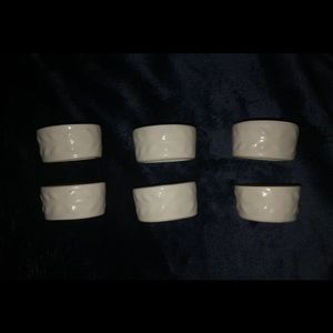 6 Ceramic Napkin Holders
